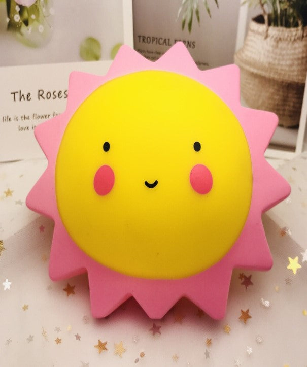 Veilleuse soleil jaune bebe
