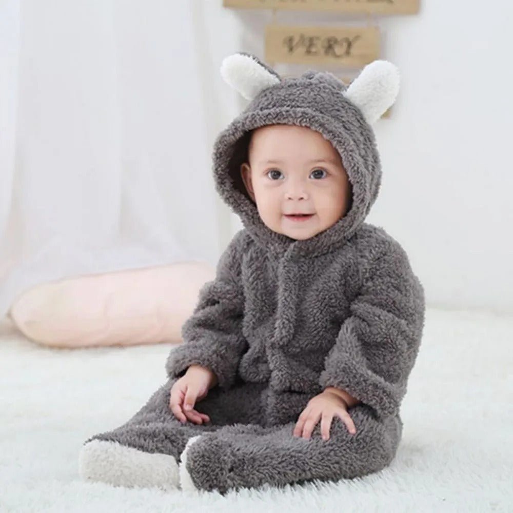 barboteuse nid d ange petit chat gris