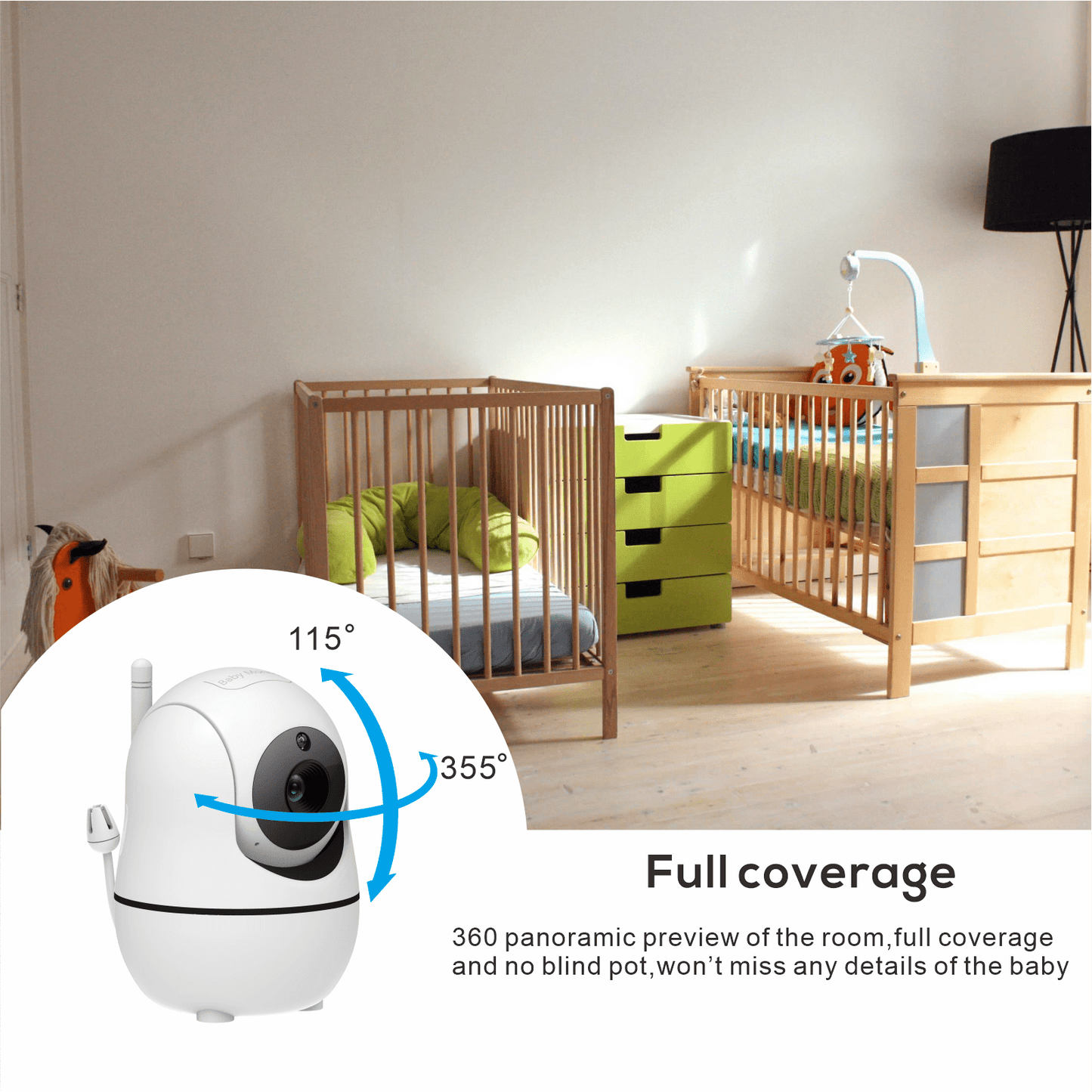 Caméra de surveillance bébé HD | BabySecure - Univers du Sommeil Bébé