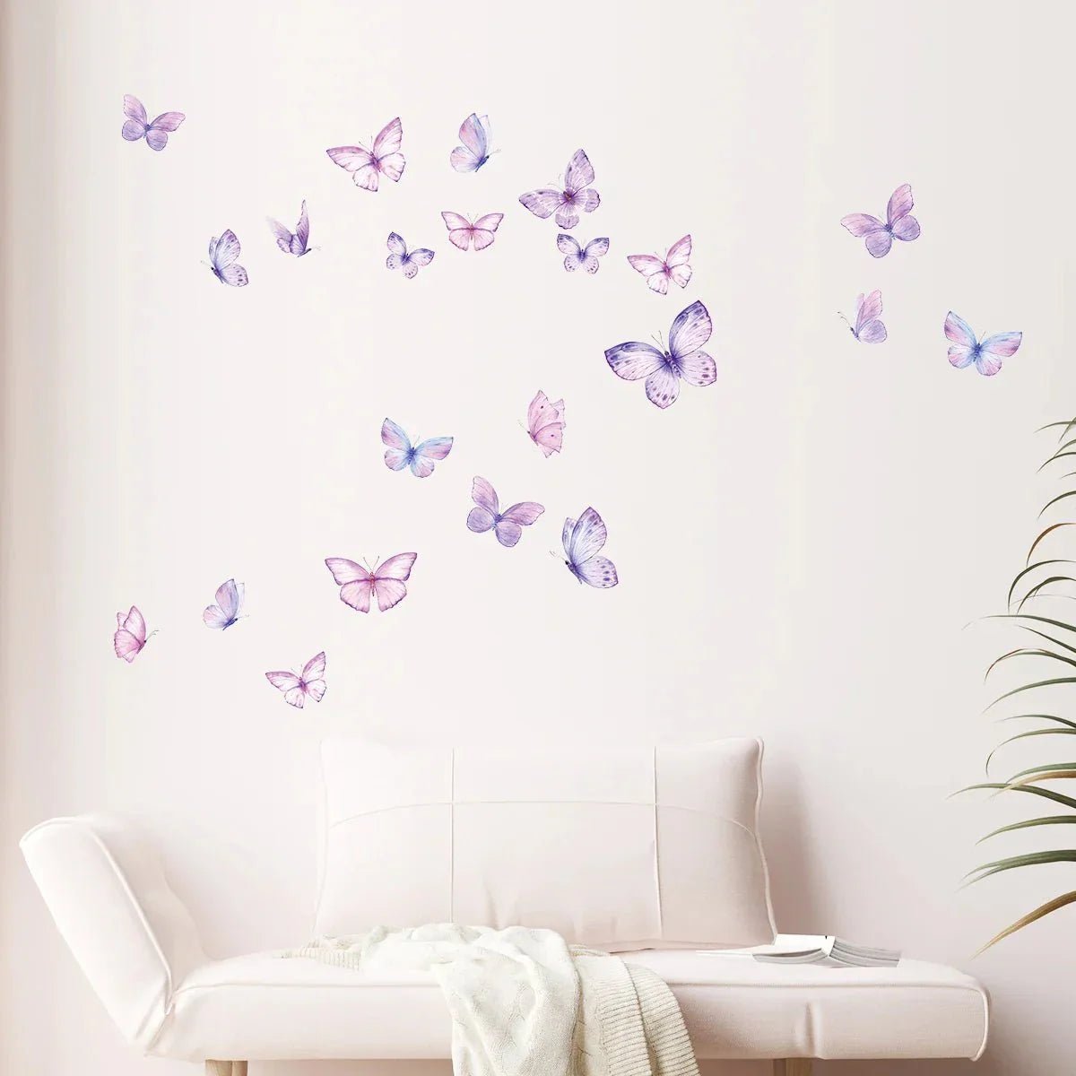 Décoration Murale - ButterfliesSticker™ - Violet - Baby Love