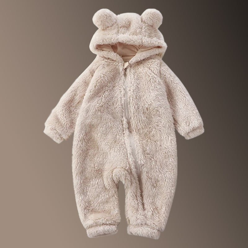 nid d'ange bebe en flanelle couleur blanc