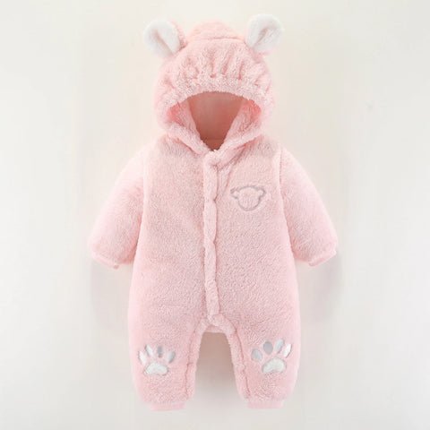 nid d'ange style ourson rose