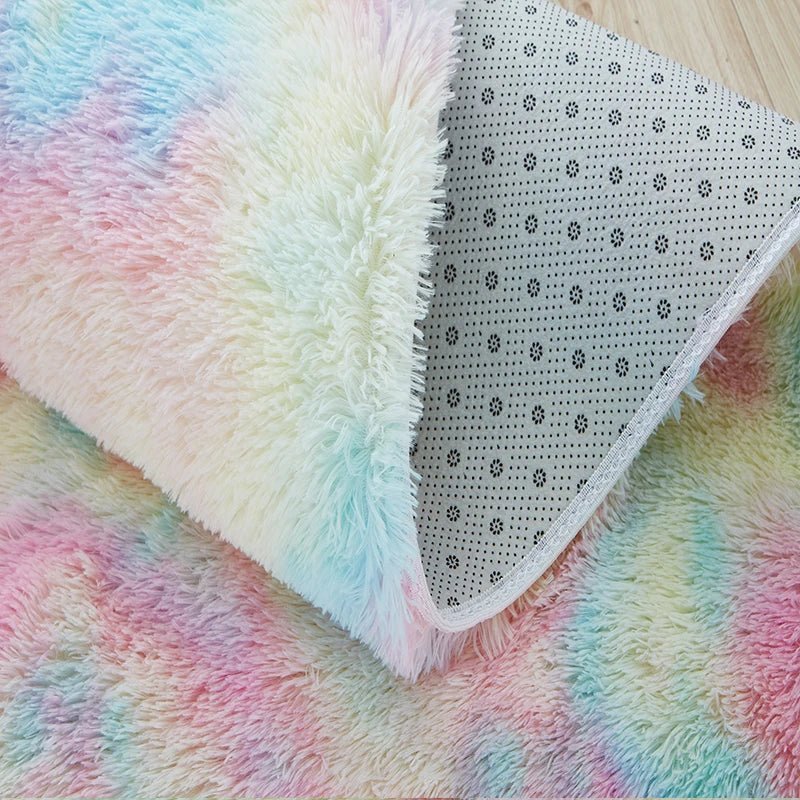 Tapis en Fourrure - HairyRugs™ - Arc - en - ciel - Baby Love