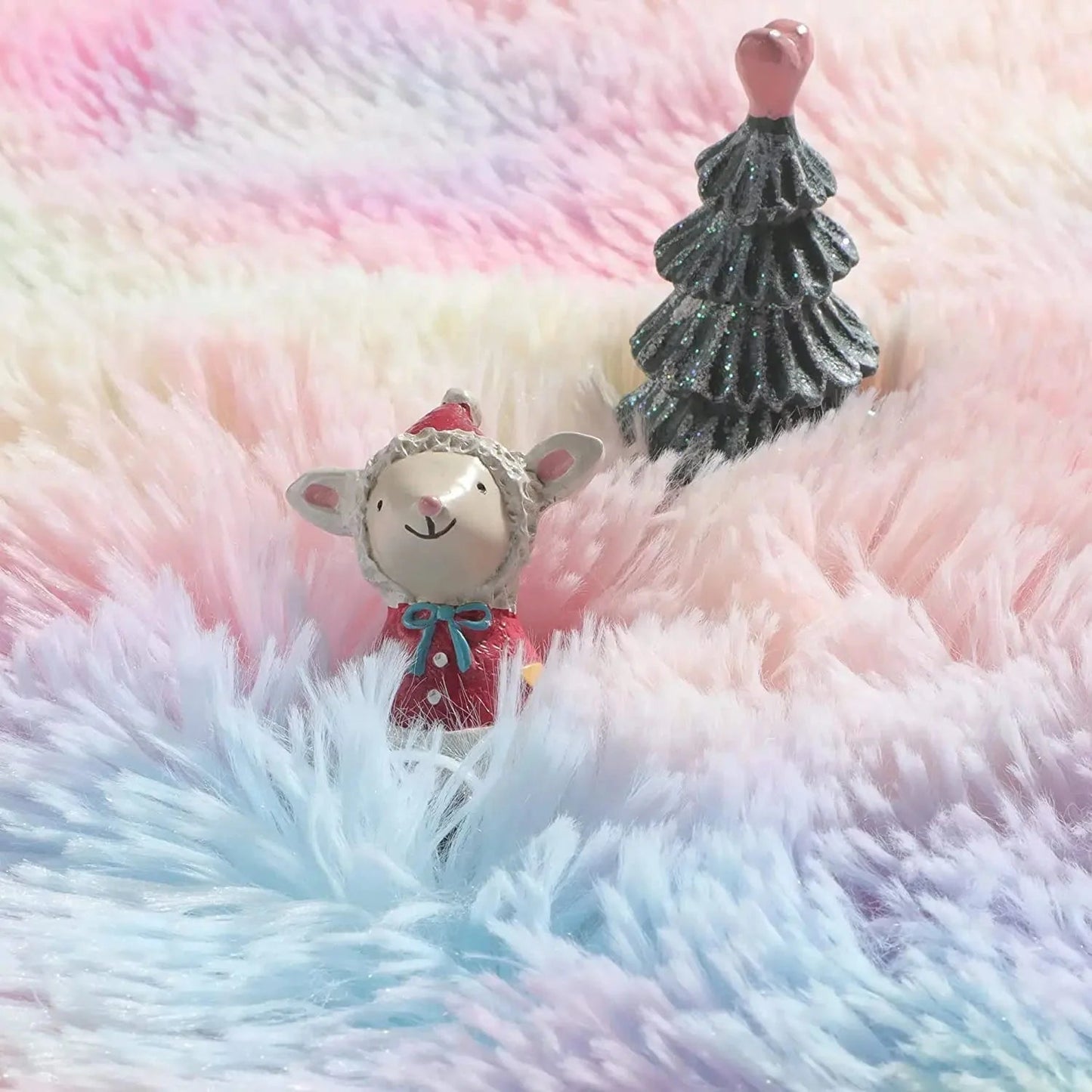 Tapis en Fourrure - HairyRugs™ - Arc - en - ciel - Baby Love