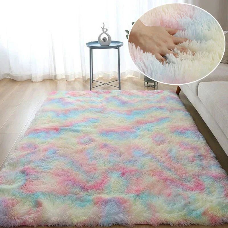 Tapis en Fourrure - HairyRugs™ - Arc - en - ciel - Baby Love