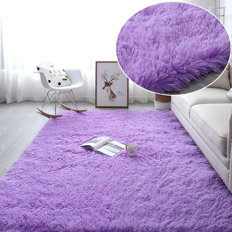 Tapis en Fourrure - HairyRugs™ - Mauve - Baby Love