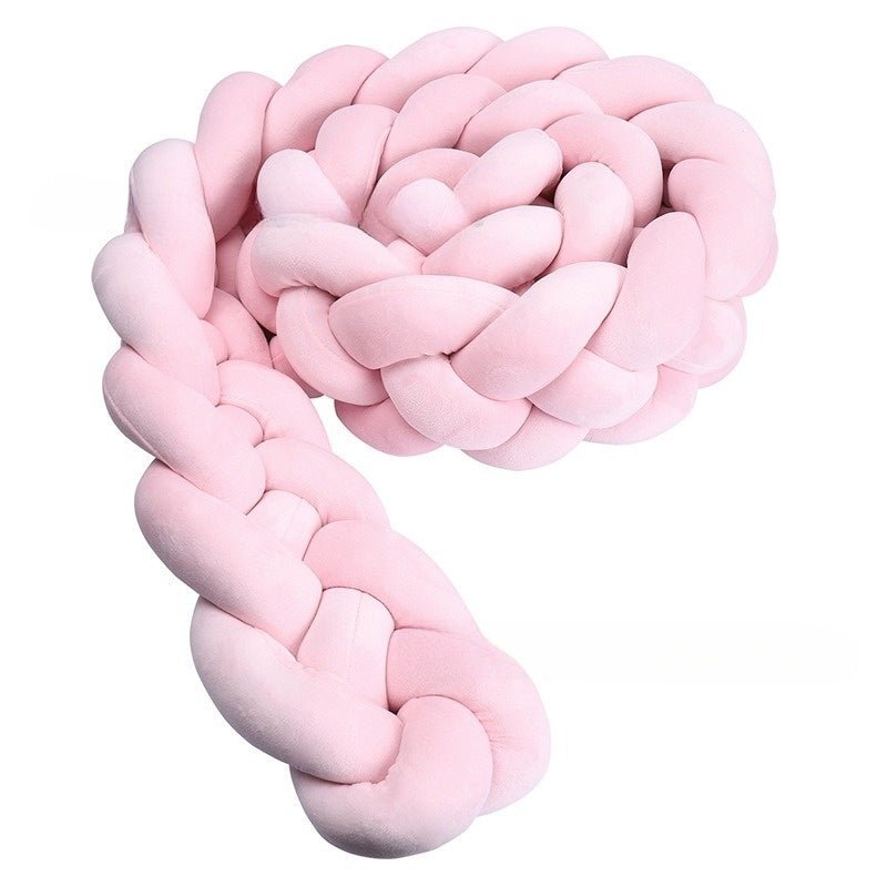 Tresse de Lit Bébé 4 Brins - Tour de Lit Tressé Doux et Sécurisé - Univers du Sommeil Bébé