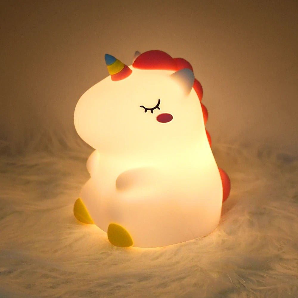 Veilleuse bébé | Licorne Silicone - Univers du Sommeil Bébé