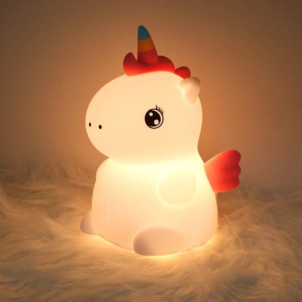 Veilleuse bébé | Licorne Silicone - Univers du Sommeil Bébé