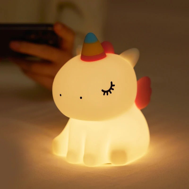 Veilleuse bébé | Licorne Silicone - Univers du Sommeil Bébé