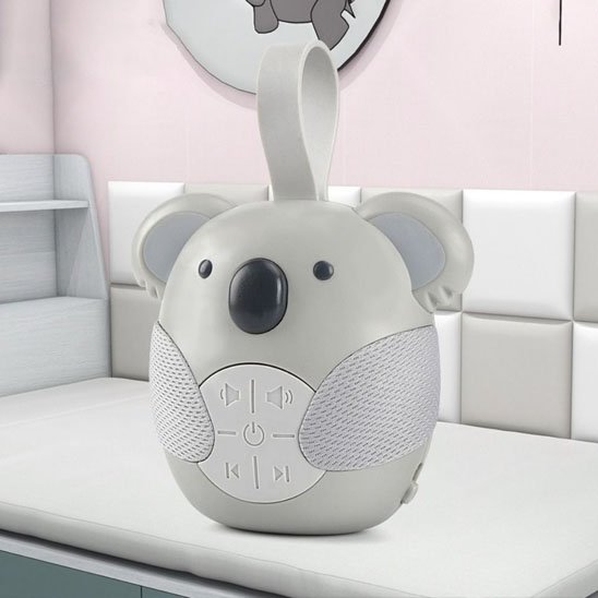 ros plan sur la veilleuse koala, montrant son design mignon et son matériau doux.