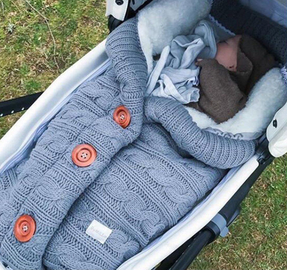 Gigoteuse Chaude Bébé Hiver - Turbulette Épaisse Doublée 0-24 Mois