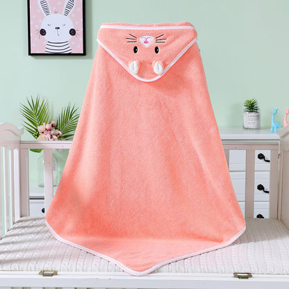 Serviette à Capuche Bébé - Sortie de Bain Douce et Absorbante