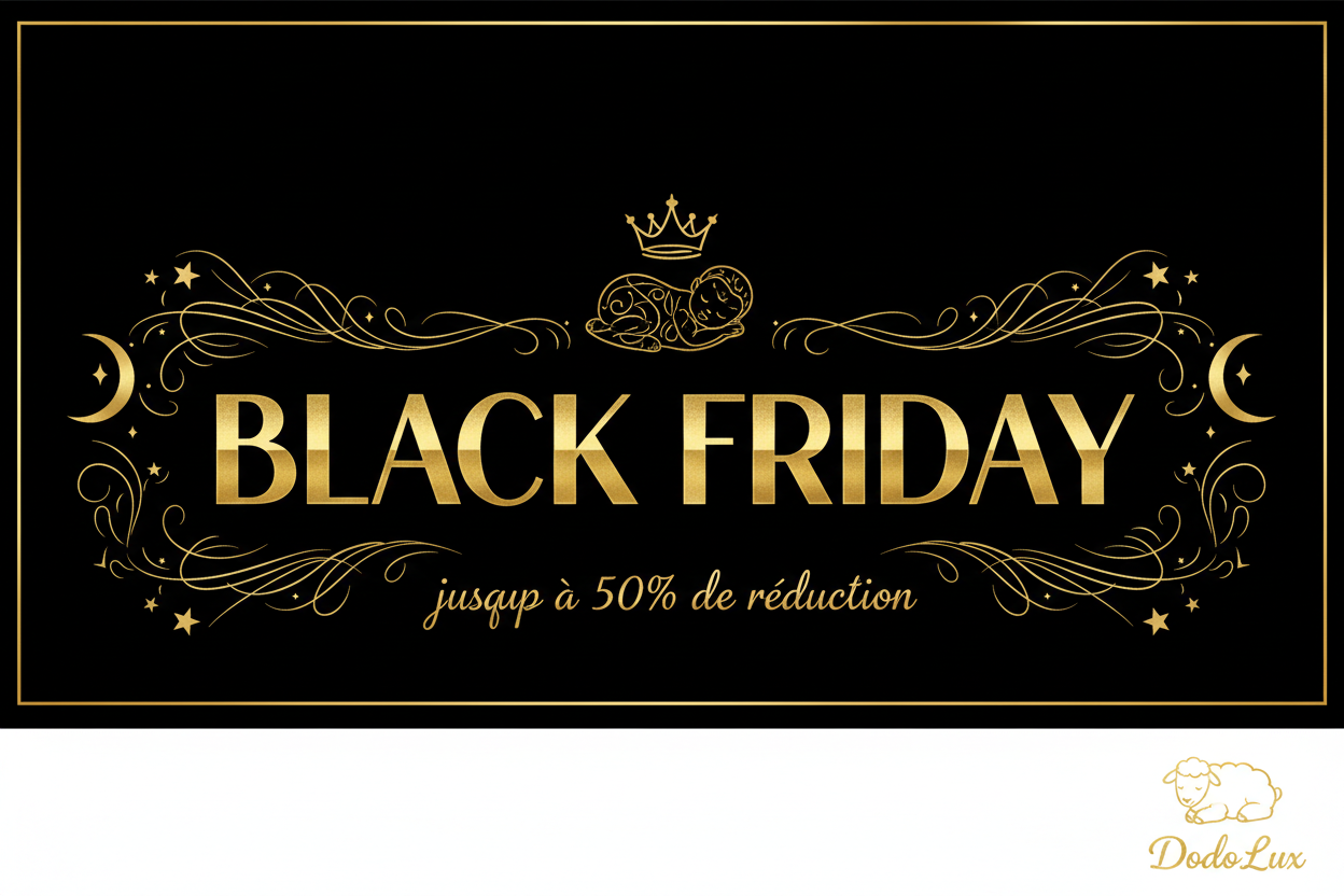 Affiche Black Friday noir et or
