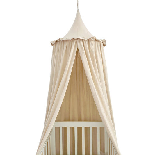 Ciel de lit bébé beige - Univers du Sommeil Bébé