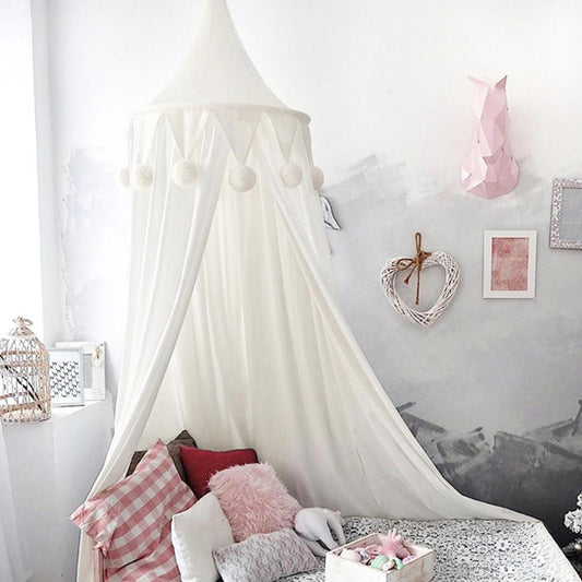 Ciel de lit bébé blanc - Univers du Sommeil Bébé