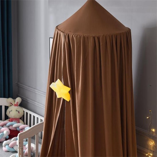 Ciel de lit bébé marron - Univers du Sommeil Bébé