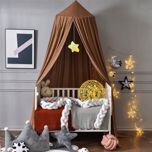 Ciel de lit bébé marron - Univers du Sommeil Bébé