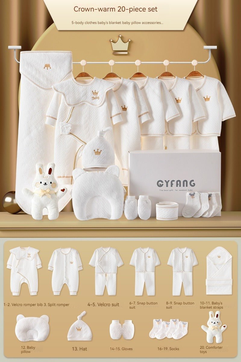 Coffret cadeau de naissance Premium Noble Darling Crown - Univers du Sommeil Bébé