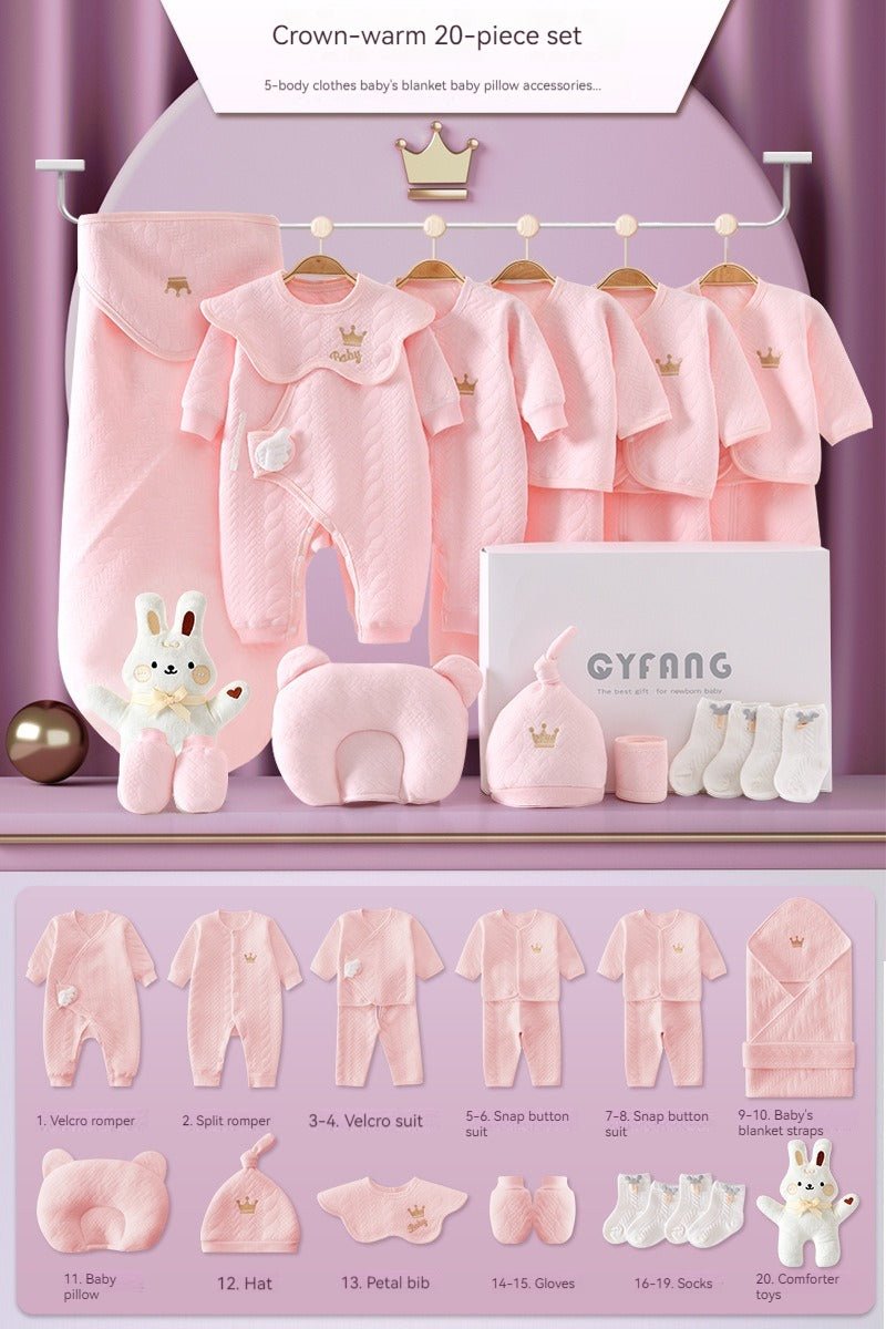 Coffret cadeau de naissance Premium Noble Darling Crown - Univers du Sommeil Bébé