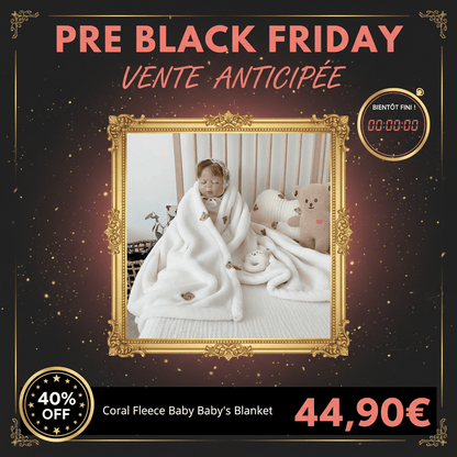 Coral Fleece Baby Baby's Blanket - Univers du Sommeil Bébé