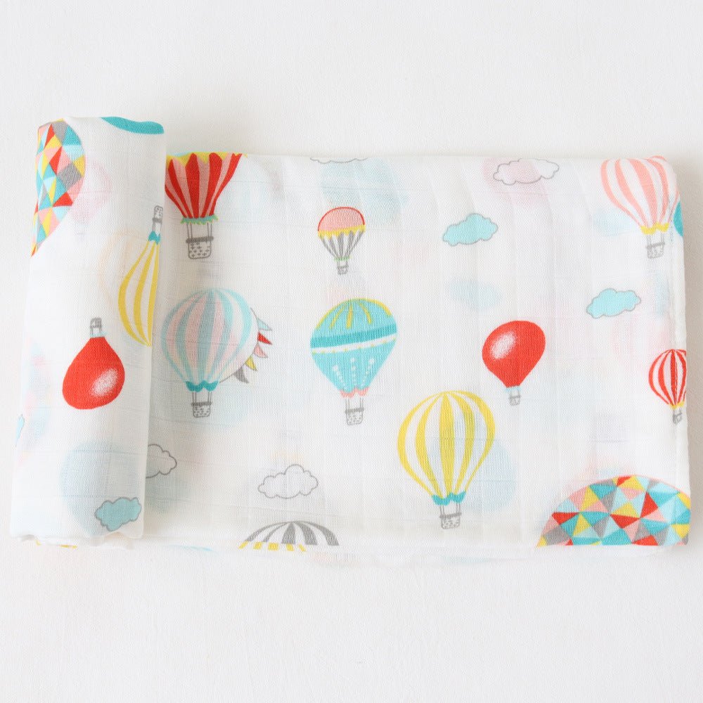 Couverture Bébé Bambou - Coton - Lange d'Emmaillotage Nouveau - né - Univers du Sommeil Bébé