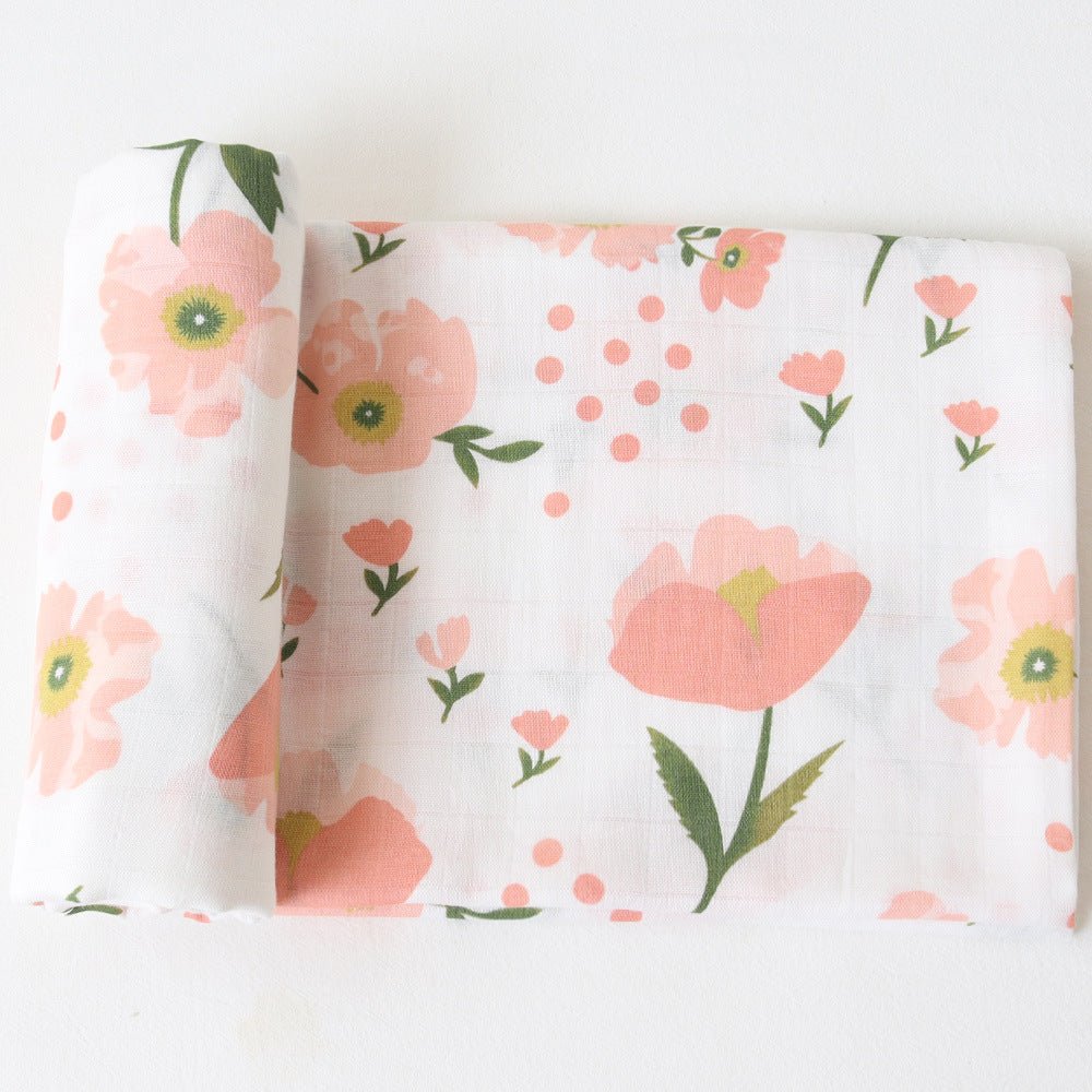 Couverture Bébé Bambou - Coton - Lange d'Emmaillotage Nouveau - né - Univers du Sommeil Bébé