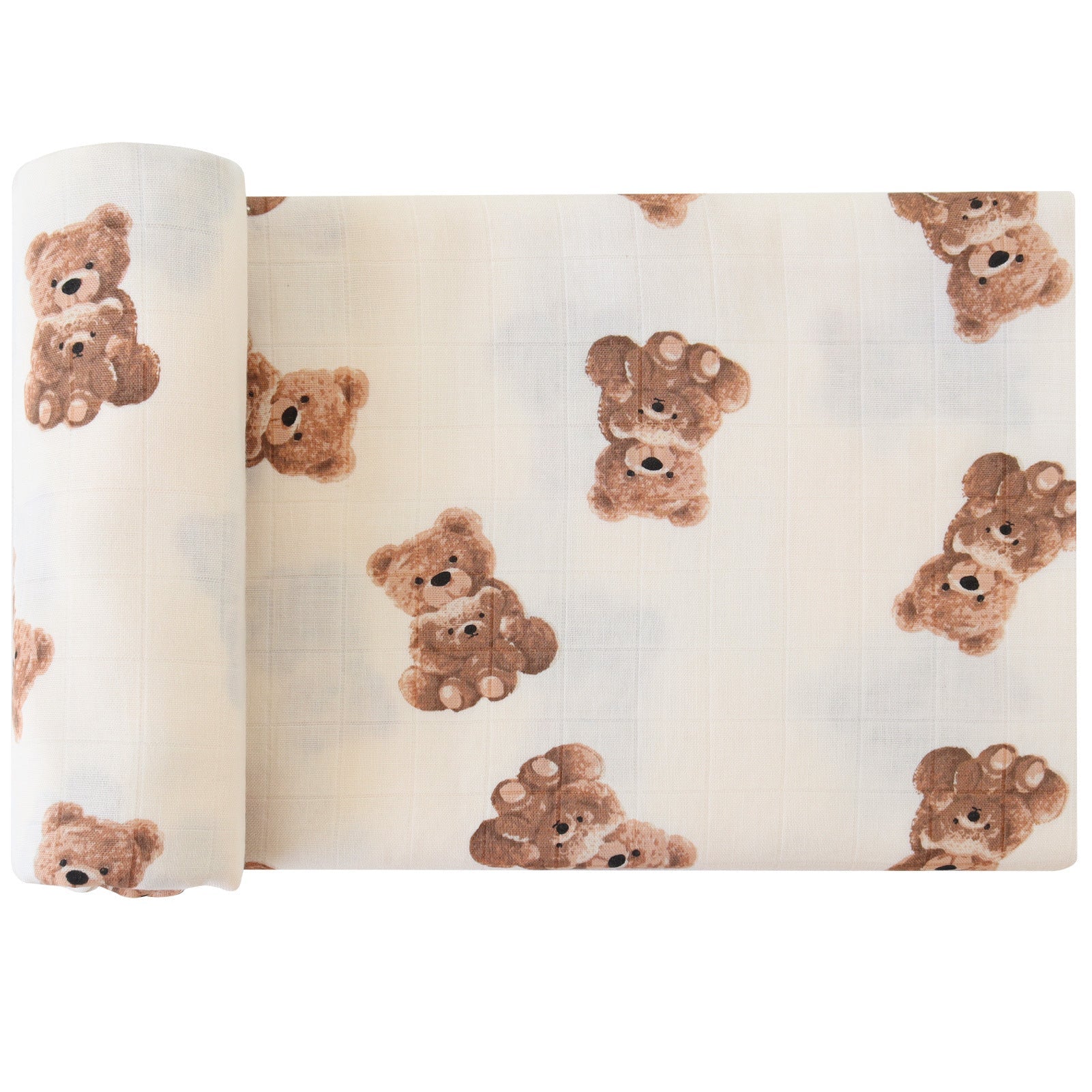 Couverture Bébé Bambou - Coton - Lange d'Emmaillotage Nouveau - né - Univers du Sommeil Bébé