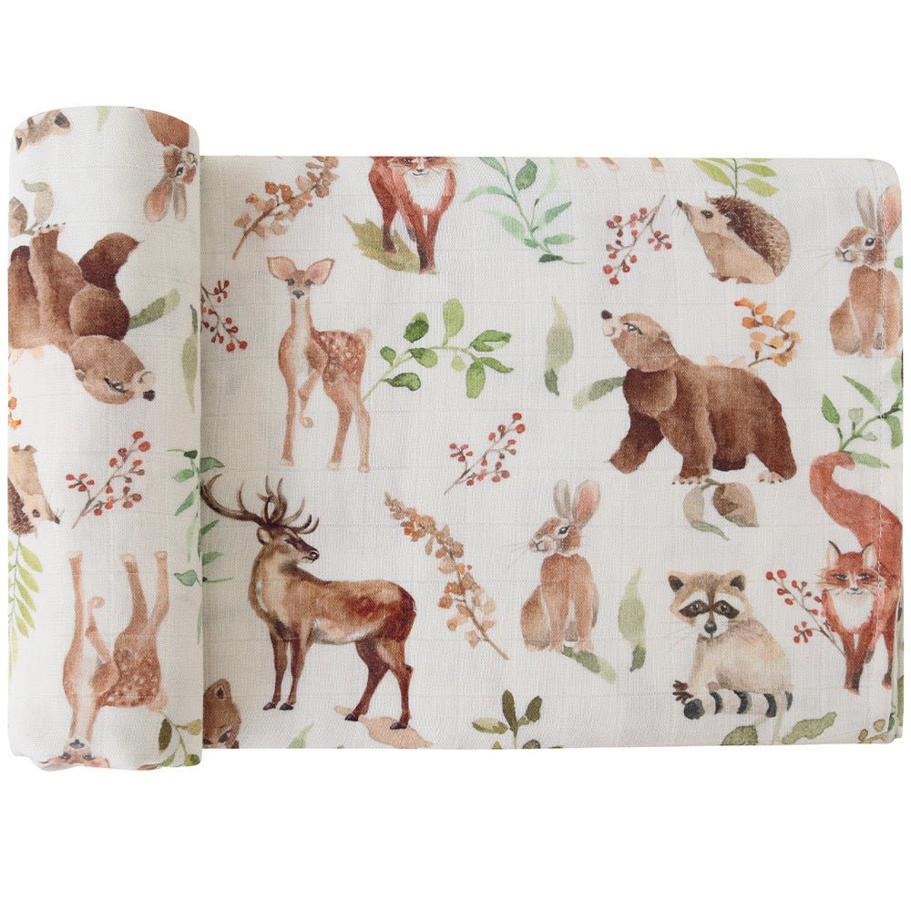 Couverture Bébé Bambou - Coton - Lange d'Emmaillotage Nouveau - né - Univers du Sommeil Bébé