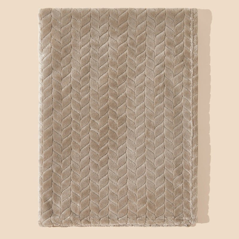 Couverture Bébé en Flanelle - Plaid Doux Motif Blé 4 Saisons - Univers du Sommeil Bébé