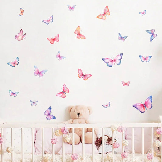 Décoration Murale - ButterfliesSticker - MultiColore - chambre