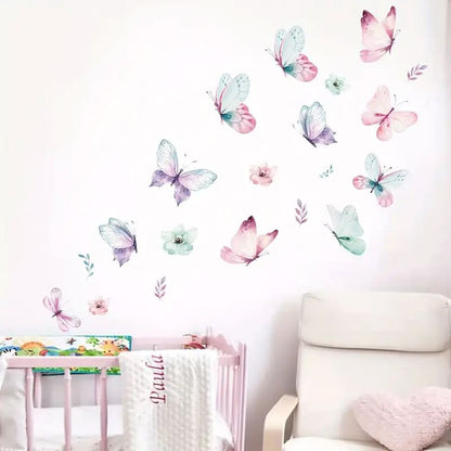 Décoration Murale - ButterfliesSticker™ - Vert - Baby Love