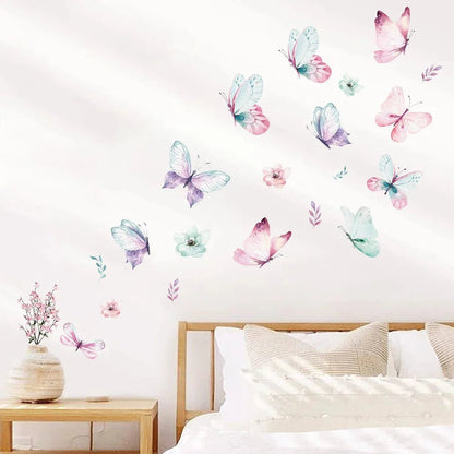 Décoration Murale - ButterfliesSticker™ - Vert - Baby Love