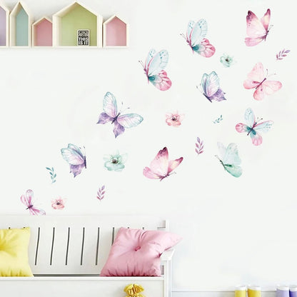 Décoration Murale - ButterfliesSticker™ - Vert - Baby Love