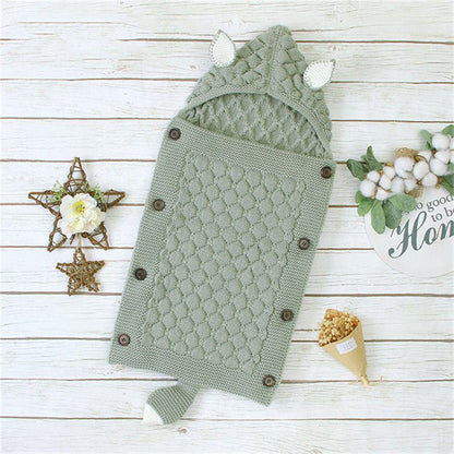 Gigoteuse Tricotée Bébé - Turbulette Laine Douce Style Cocon 0 - 12 Mois - Univers du Sommeil Bébé