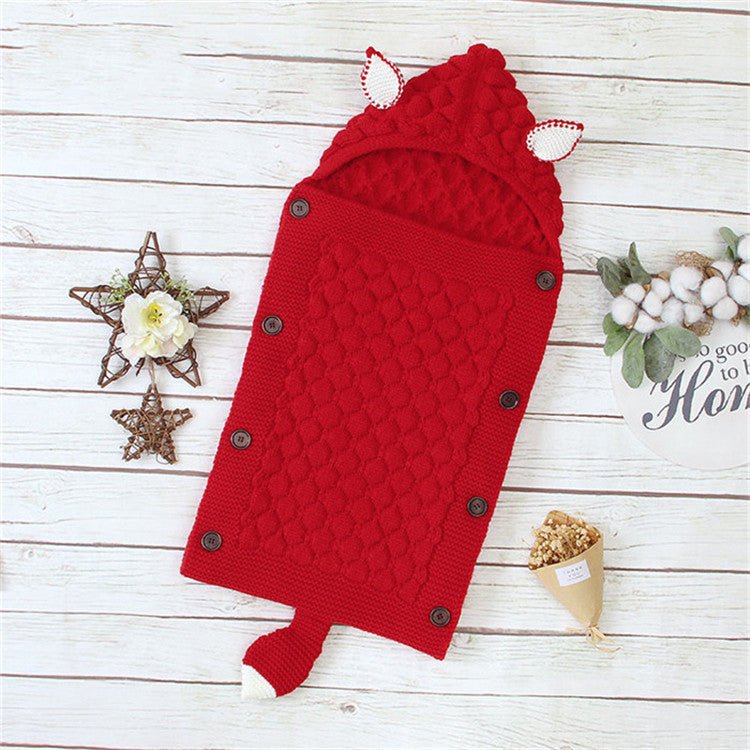 Gigoteuse Tricotée Bébé - Turbulette Laine Douce Style Cocon 0 - 12 Mois - Univers du Sommeil Bébé