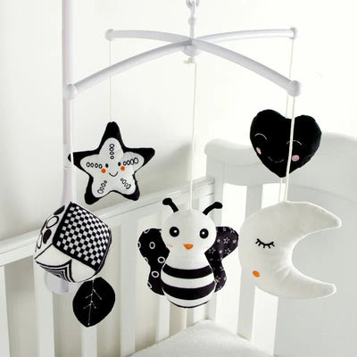mobile-bebe lune  etoile coeur