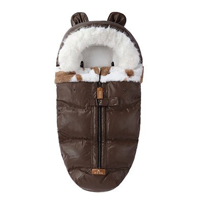 Nid d'Ange Bébé Premium avec Oreilles - Chancelière Polaire Hiver Imperméable - Univers du Sommeil Bébé