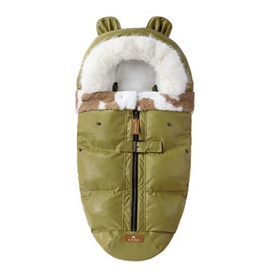 Nid d'Ange Bébé Premium avec Oreilles - Chancelière Polaire Hiver Imperméable - Univers du Sommeil Bébé