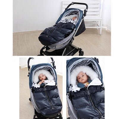 Nid d'Ange Bébé Premium avec Oreilles - Chancelière Polaire Hiver Imperméable - Univers du Sommeil Bébé