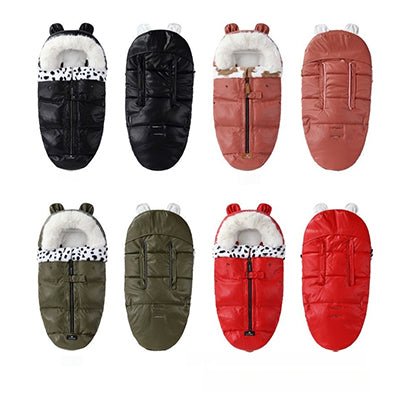Nid d'Ange Bébé Premium avec Oreilles - Chancelière Polaire Hiver Imperméable - Univers du Sommeil Bébé