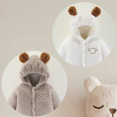 nid d'ange ours polaire en coton
