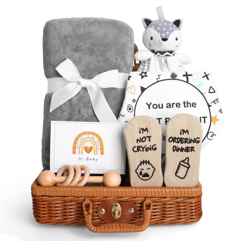 Panier Cadeau Naissance - Coffret Bébé Complet et Adorable - Univers du Sommeil Bébé