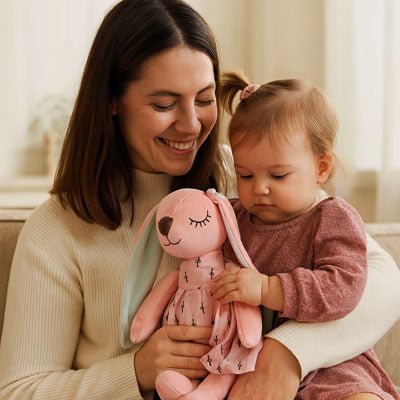 Peluche lapin | Douceur réconfortante - Univers du Sommeil Bébé