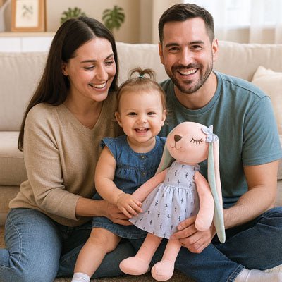 Peluche lapin | Douceur réconfortante - Univers du Sommeil Bébé