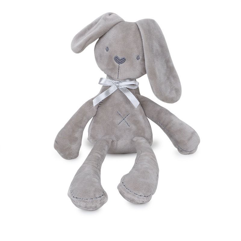 Peluche Lapin Doux pour Bébé - Doudou Câlin en Coton - Univers du Sommeil Bébé