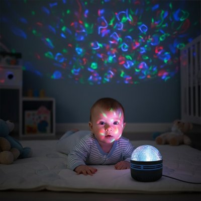Projecteur Rotatif 360° LED Multicolore | Veilleuse ciel étoilé & Aurore boréale pour bébé et enfant - Univers du Sommeil Bébé