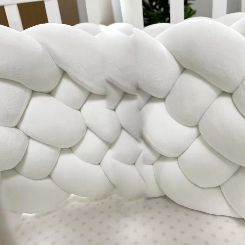 Tour de lit tresse blanc - Univers du Sommeil Bébé
