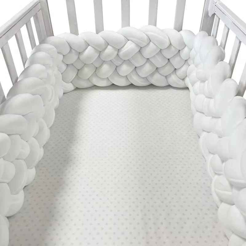 Tour de lit tresse blanc - Univers du Sommeil Bébé