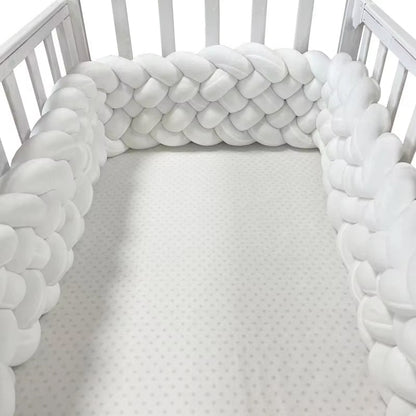 Tour de lit tresse blanc - Univers du Sommeil Bébé